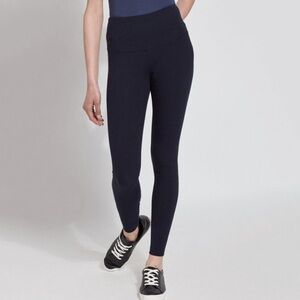 NWT Lysse High Rise Classic Slimming Leggings in Navy Blue